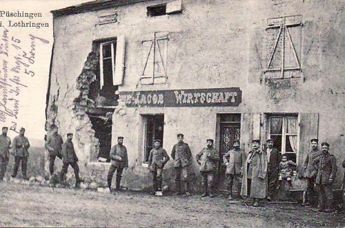 Foto Frankreich/Püschingen in Lothringen 1916