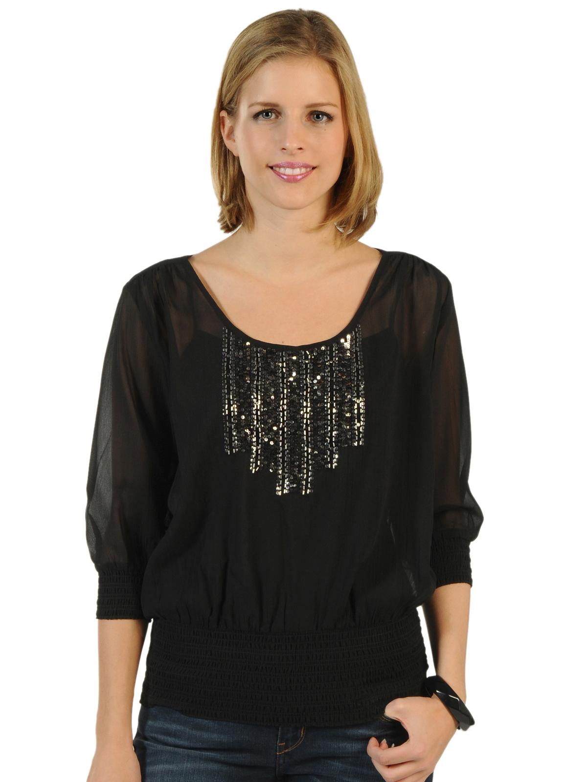 Foto fransa Blusa negro XXL