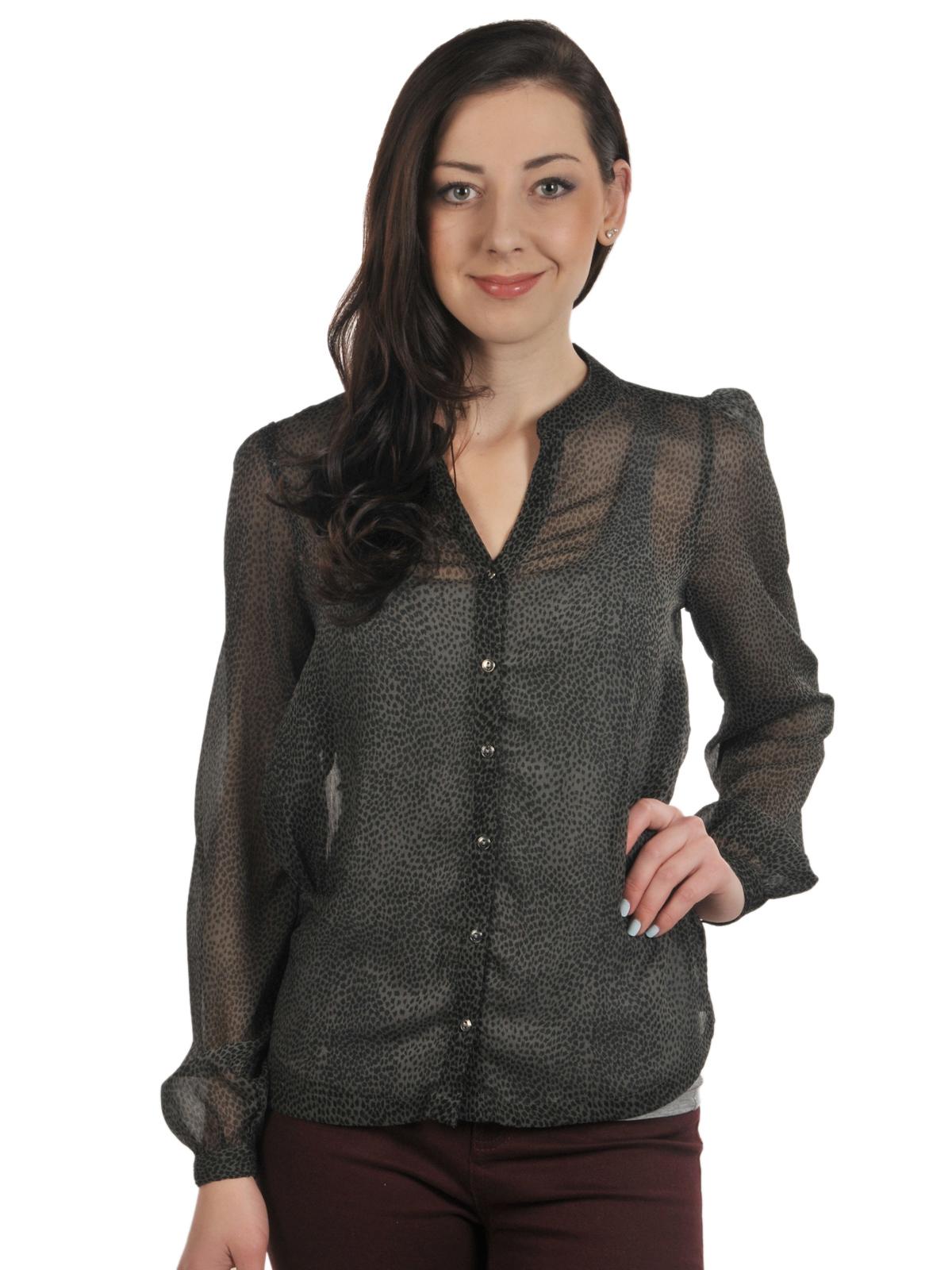 Foto fransa Blusa negro/gris XL