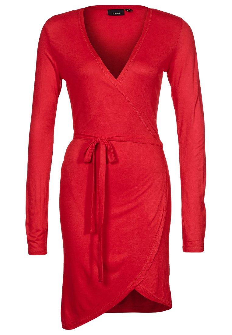 Foto Fransa Vestido De Algodón Rojo L