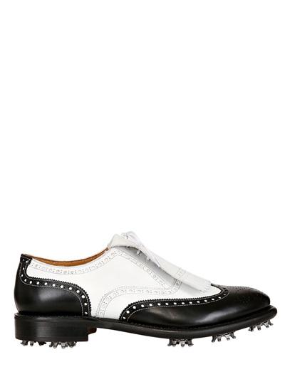 Foto fratelli borgioli zapatos de agujetas golf resistentes al agua