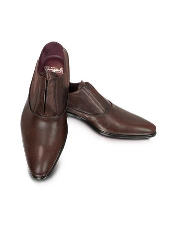 Foto Fratelli Borgioli Zapatos, Treno - Zapatos Oxford de Piel sin Cordones