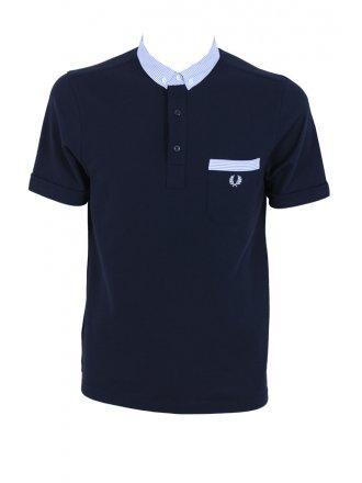 Foto Fred Perry Seersucker Trim Polo - Navy