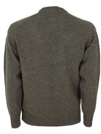 Foto Fred Perry Tweed Crew Neck Sweater - Nutmeg