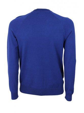 Foto Fred Perry V Insert Knitted Crew - Medieval Blue