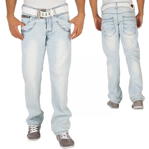 Foto Free Side Strong Classic Fit vaquero Light azul