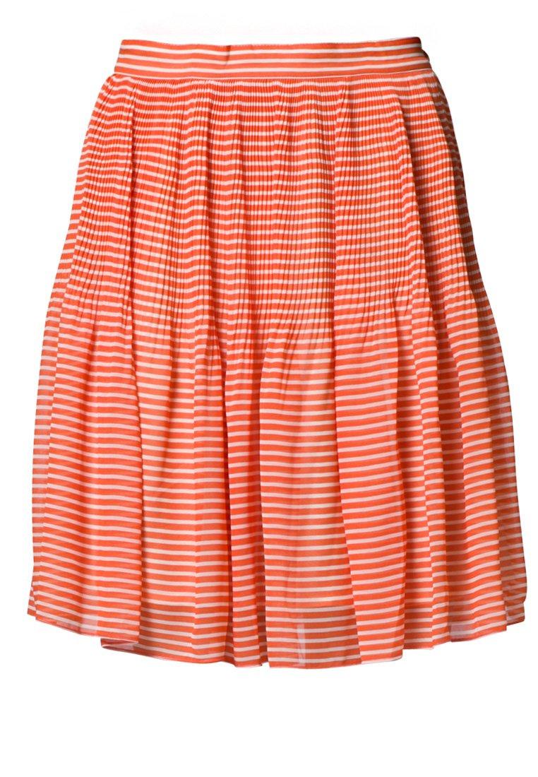 Foto French Connection Primrose Stripe Falda Plisada Naranja 40