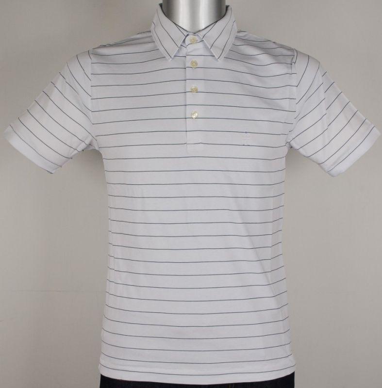 Foto French Connection Striped White Polo Shirt