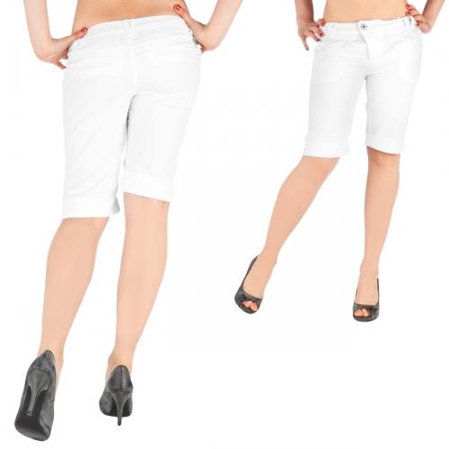 Foto Fresh Made Classic Chino Bermuda Real blanco talla L