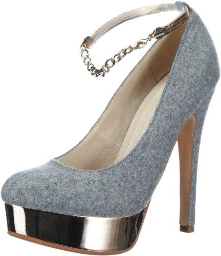 Foto Friis & Company Edya 1248013 - Zapatos de vestir de fieltro para mujer, color gris, talla 36