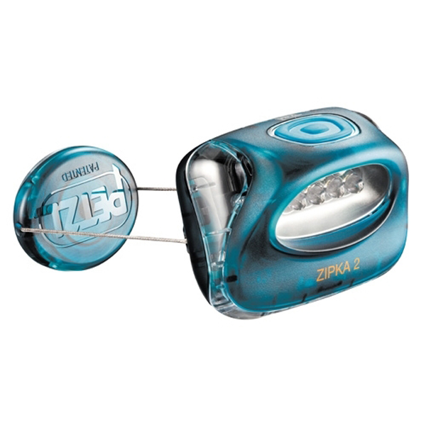 Foto Frontales Petzl Zipka² Blue 4 Led