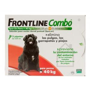 Foto Frontline spot on combo perros +40 kg 3 pipetas de 4,02 ml.
