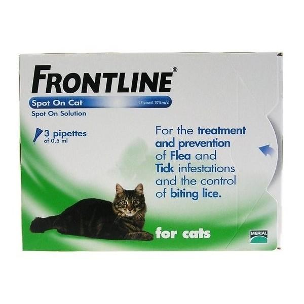 Foto Frontline spot on para gatos 3 pipetas x 0,5 ml
