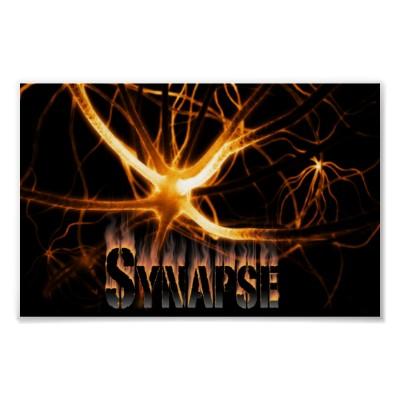Foto Fuego rojo de la sinapsis Poster