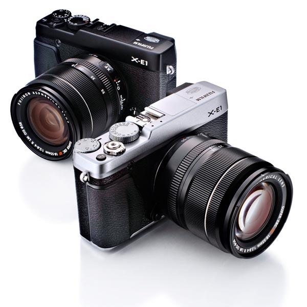 Foto Fujifilm XE-1 X-E1 XE 1 Kit (18-55mm) Silver