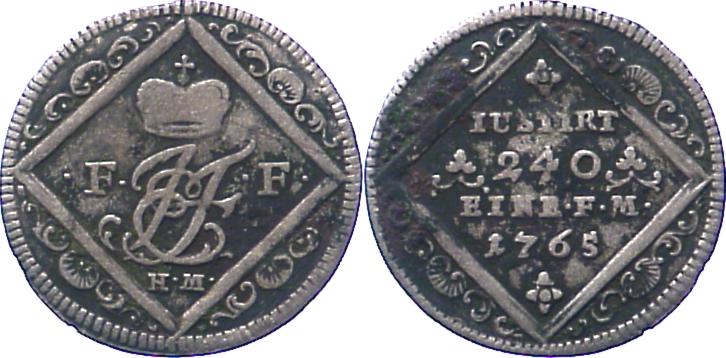 Foto Fulda-Bistum 5 Kreuzer 1765