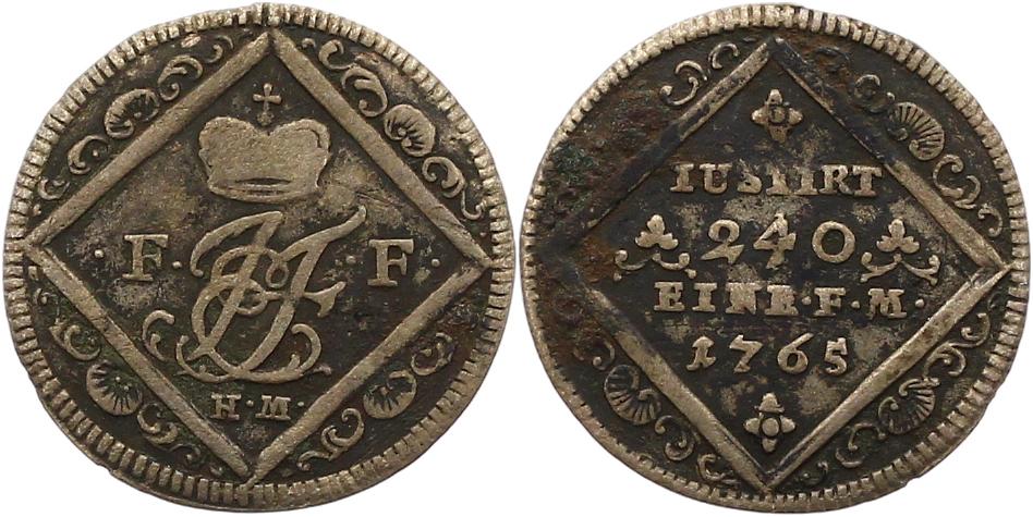 Foto Fulda-Bistum 5 Kreuzer 1765