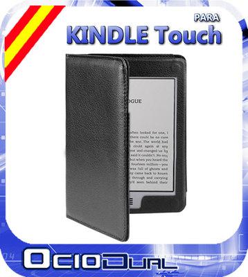 Foto Funda A Medida De Cuero Negra Pr Kindle Touch Ebook Piel Carcasa Leather Case