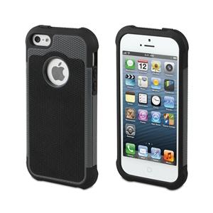 Foto funda anti-shock negra/gris apple iphone 5 muvit