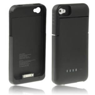 Foto Funda batería iphone 4/4s 1900mah negra