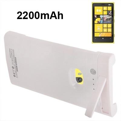Foto Funda Bateria Externa Blanca 2200 Mah Para Nokia Lumia 920