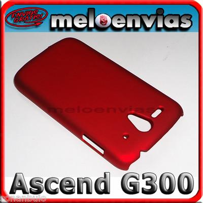 Foto Funda Carcasa Dura Lisa Para Huawei Ascend G300 U8815 / U8818 Rojo Granate
