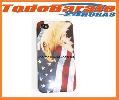 Foto Funda Carcasa Iphone 4 4g 4s Bandera Usa Aguila