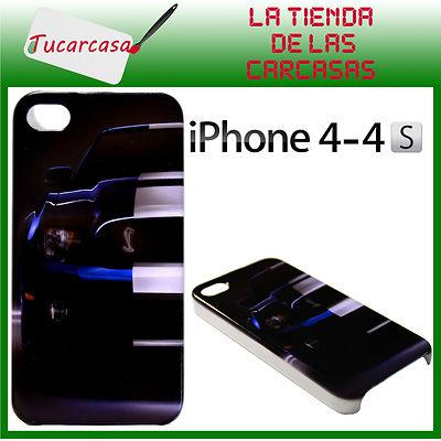 Foto Funda Carcasa Iphone 4 4s Ford Mustang Azul Blue Case