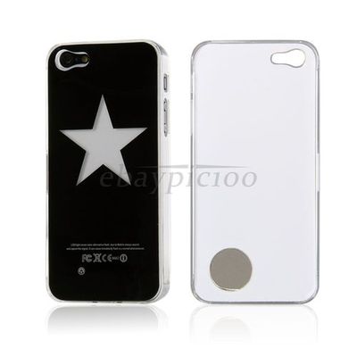 Foto Funda Carcasa Trasera Led Luz Flash Estrella Para Iphone 5