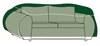 Foto Funda cubre sofa polyester 220x90 x h 70 cm -240 gr y m2 unidad