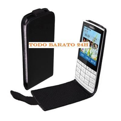 Foto Funda cuero negra Nokia X3-02