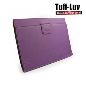 Foto Funda cuero Sony Tablet S Tuff-Luv Veggie - Morada