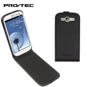 Foto Funda cuero tapa Samsung Galaxy S3 Pro-Tec Executive