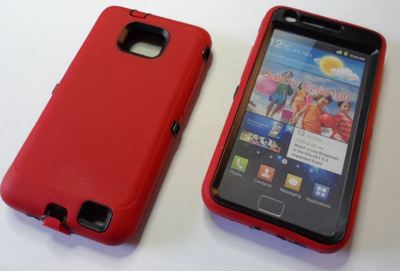 Foto Funda De Doble Proteccion Samsung I9100 Galaxy S2 (rojo)
