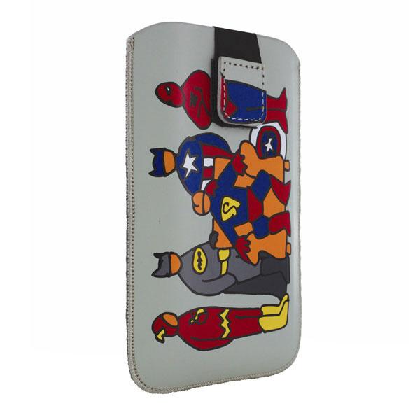 Foto Funda de nobuck Licencia Cállate La Boca Superhéroes Tamaño L