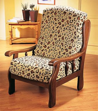 Foto Funda de sillón extensible Leopardo