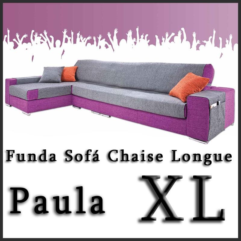 Foto Funda de Sofá Chaise Longue Paula XL