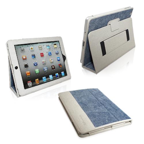 Foto Funda de tela vaquera azul Snugg para iPad 2
