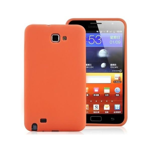 Foto Funda Dura para Samsung Galaxy Note i9220 - Naranja