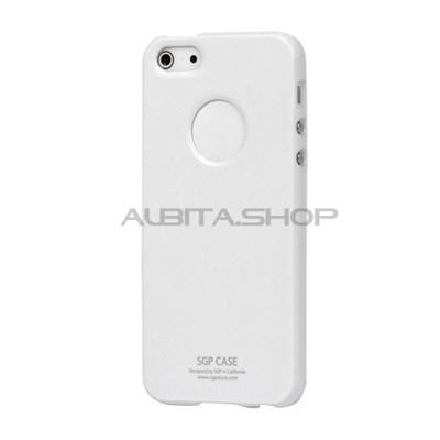 Foto Funda Dura Spigen Sgp Ultra-thin Iphone 5 Carcasa Rigida Blanca Brillante