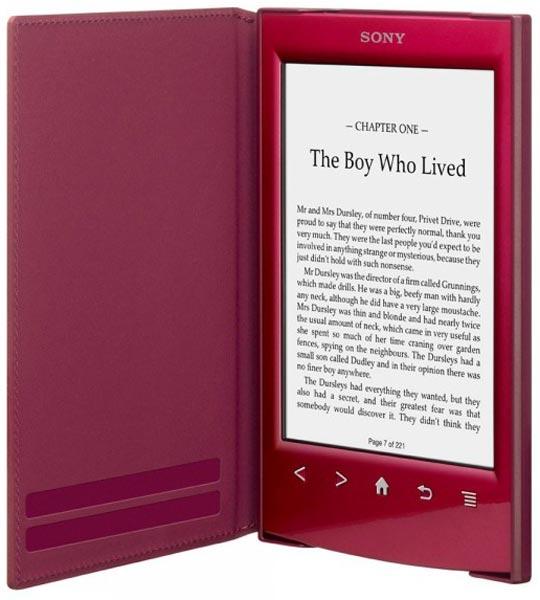 Foto funda ebook sony prsa-sc22 rojo