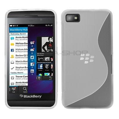 Foto Funda Flexi Gel Grip Blackberry Z10 Carcasa Tpu Diseño S Transparente