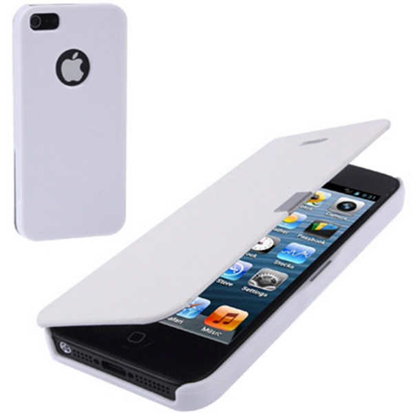 Foto Funda Flip Cover Blanca para iPhone5
