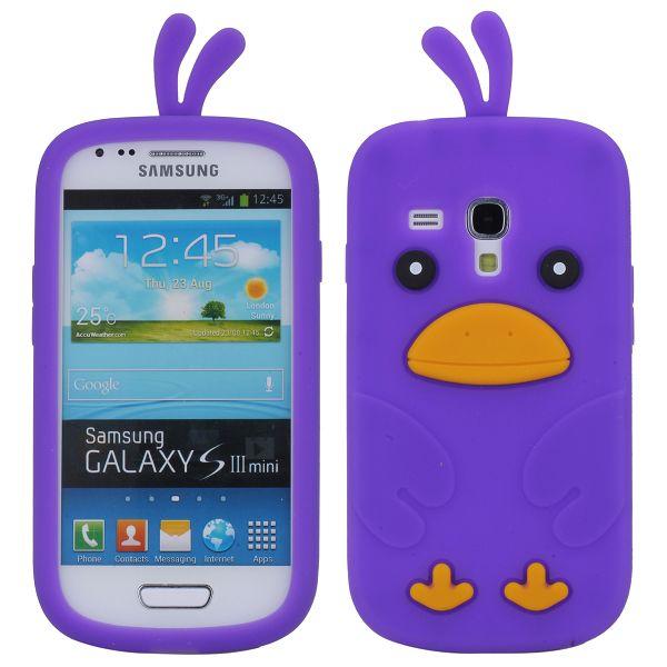Foto Funda Galaxy S3 mini - Pajaro violeta