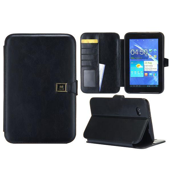 Foto Funda Galaxy Tab 2 7.0 - Piel Negra con Soporte