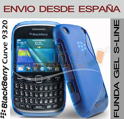 Foto Funda Gel Tpu Azul Blackberry Curve 9320 9220 Bb9320 Bb9220 En Espa�a Carcasa