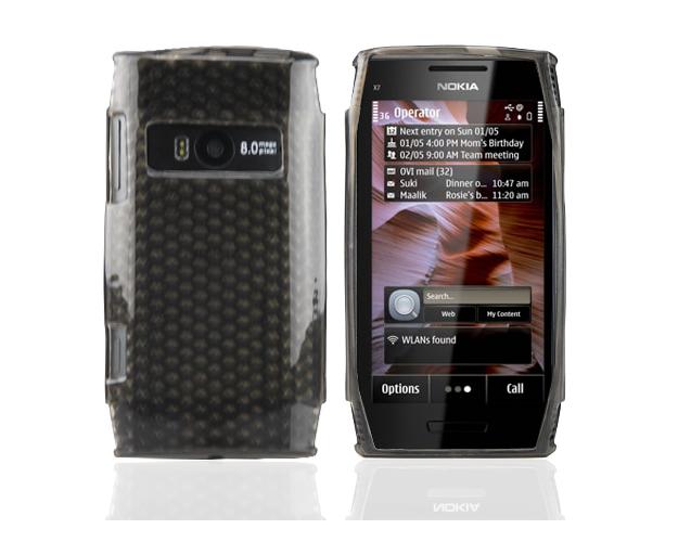 Foto Funda Hex Series Nokia X7 -Negro