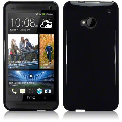 Foto Funda HTC One Gel Negra Premium Opaca