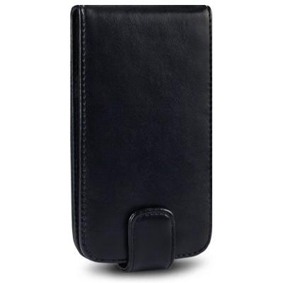 Foto Funda HTC One X cuero Negra Ice