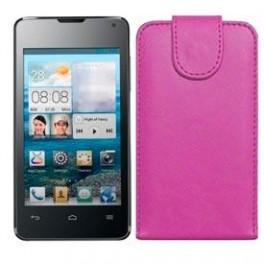 Foto Funda huawei ascend y300 solapa rosa
